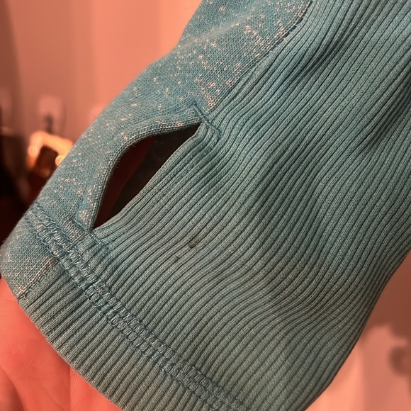 Lululemon Aqua Zip Up Hoodie - Picture 3 of 4